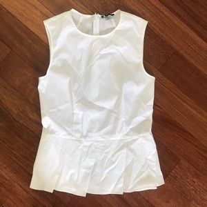 Theory Super-lightweight Peplum Top